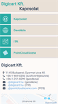 Mobile Screenshot of digicart.hu