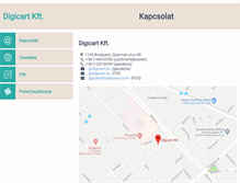 Tablet Screenshot of digicart.hu